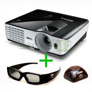 3D  BenQ MS614 (Nvidia3D&,DLP3D) +3D  Palmexx 3D PX-203 KIT ( nVidia 3D Vision kit Wiraless Radio 2,4 Ghz)