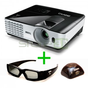 3D  BenQ MX615 (Nvidia3D&,DLP3D) +3D  Palmexx 3D PX-203 KIT ( nVidia 3D Vision kit Wiraless Radio 2,4 Ghz)