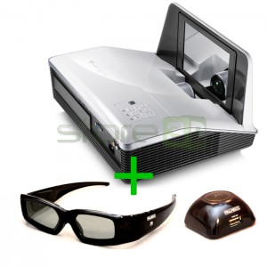 3D  BenQ MX880 UST (Nvidia3D&,DLP3D) +3D  Palmexx 3D PX-203 KIT ( nVidia 3D Vision kit Wiraless Radio 2,4 Ghz)